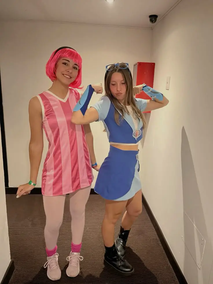 Lazy town halloween costume for duo