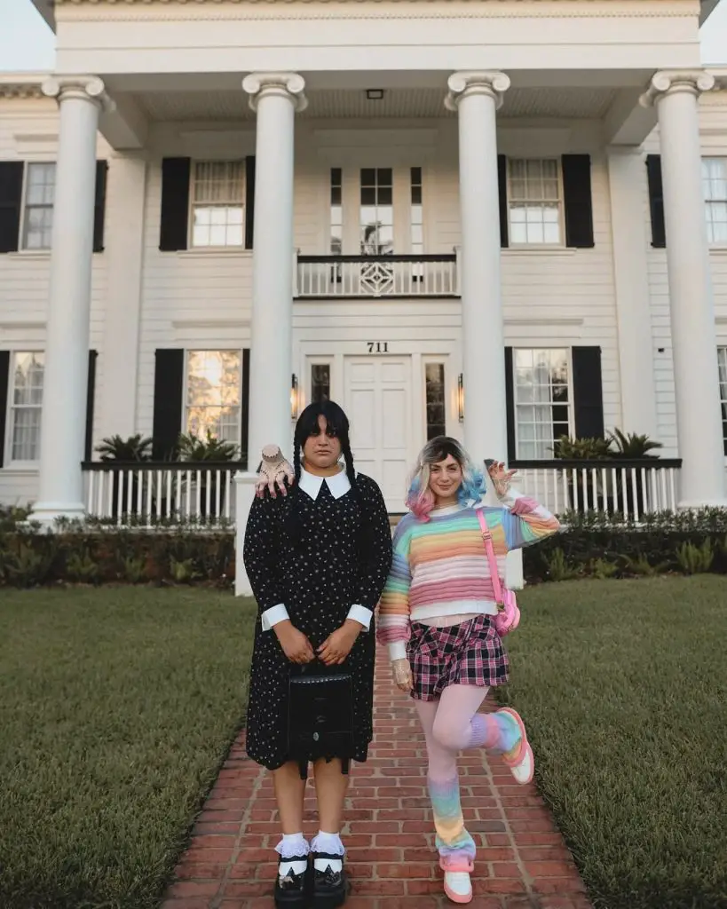 wednesday and enid halloween costume