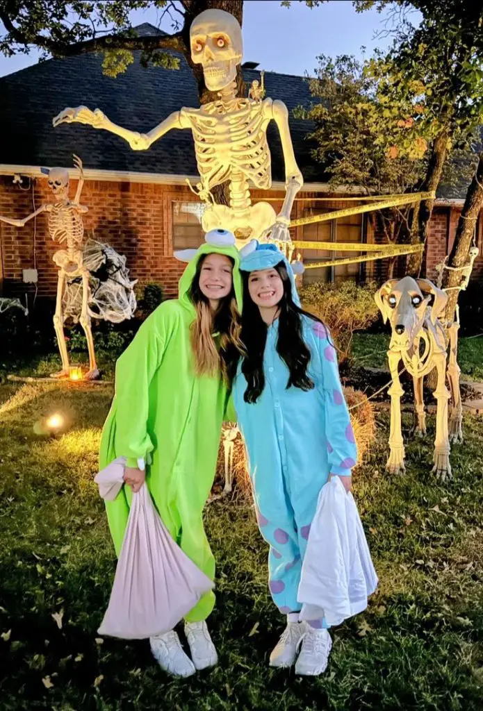 Mike and sully halloween costumes bff 2025