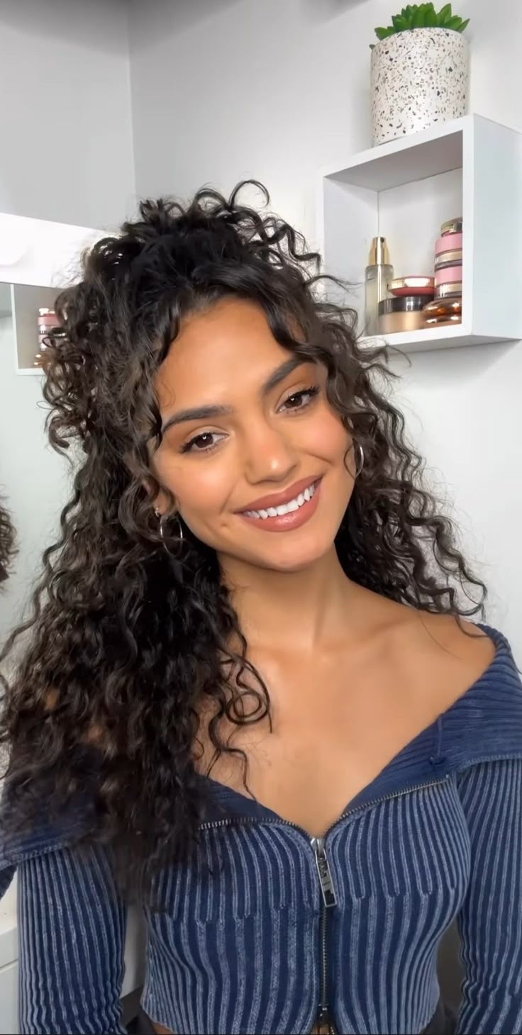 curly hairstyles for autumn