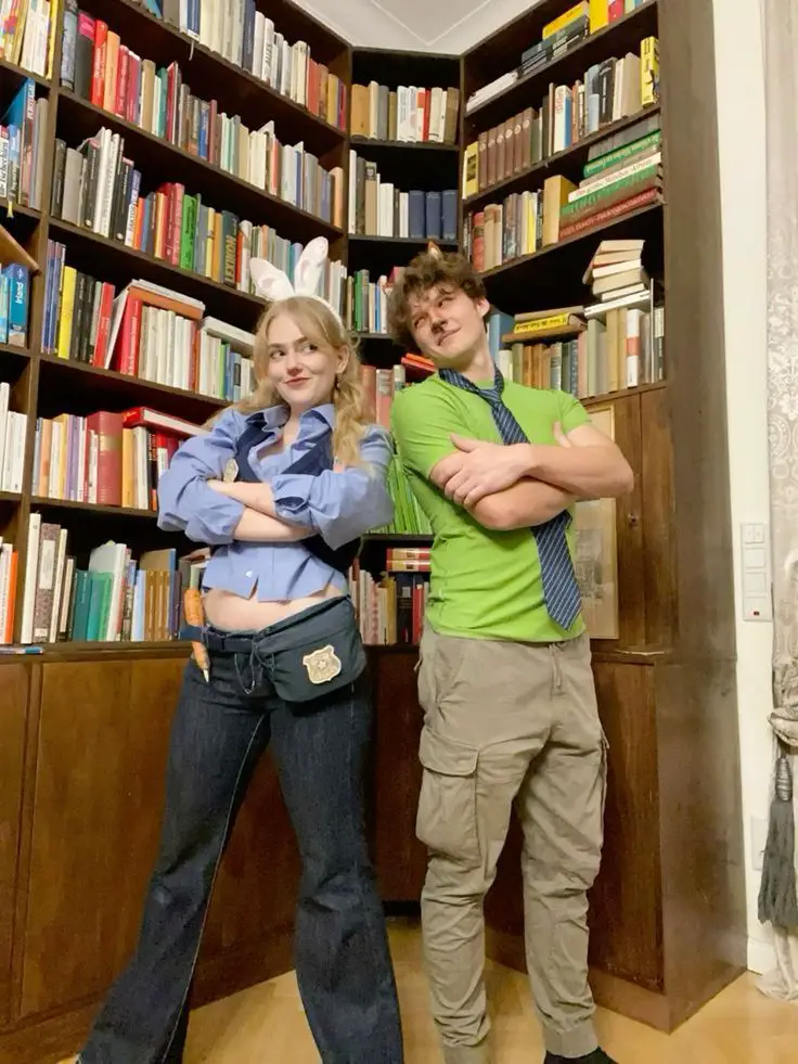 zootopia and judy costume halloween couples