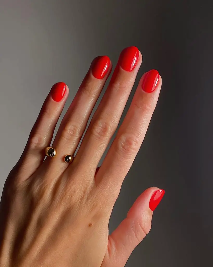 fiery reds nails