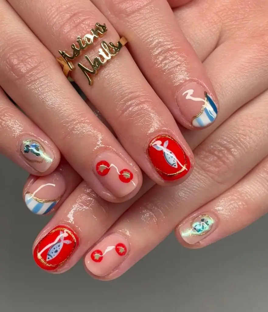 sardine and olive nail trends