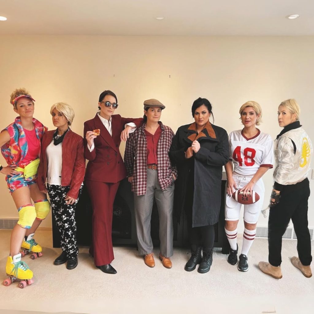 Halloween costumes group