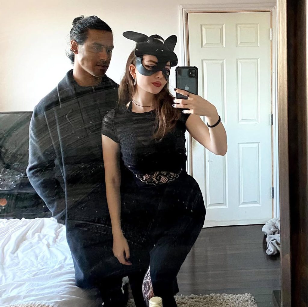 meow ment hallowen outfit for couples