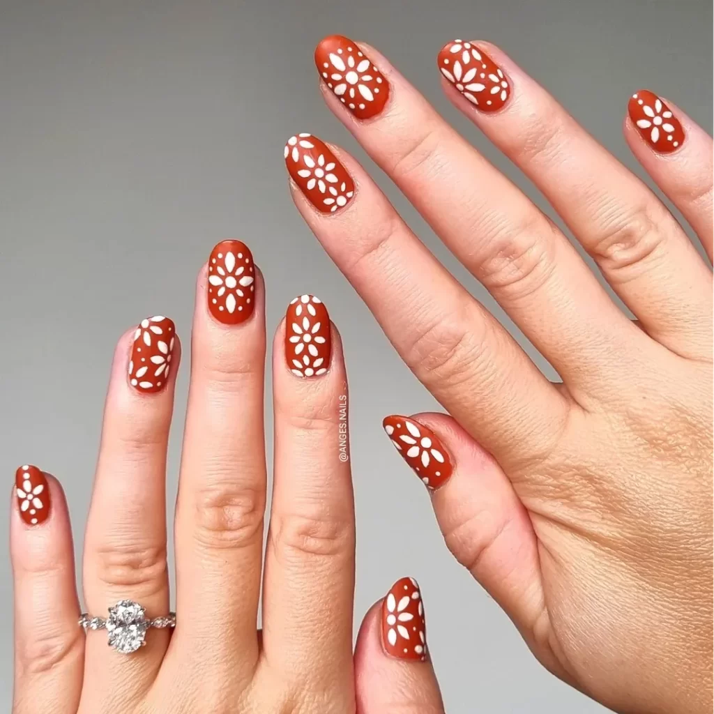 terracotta nail ideas