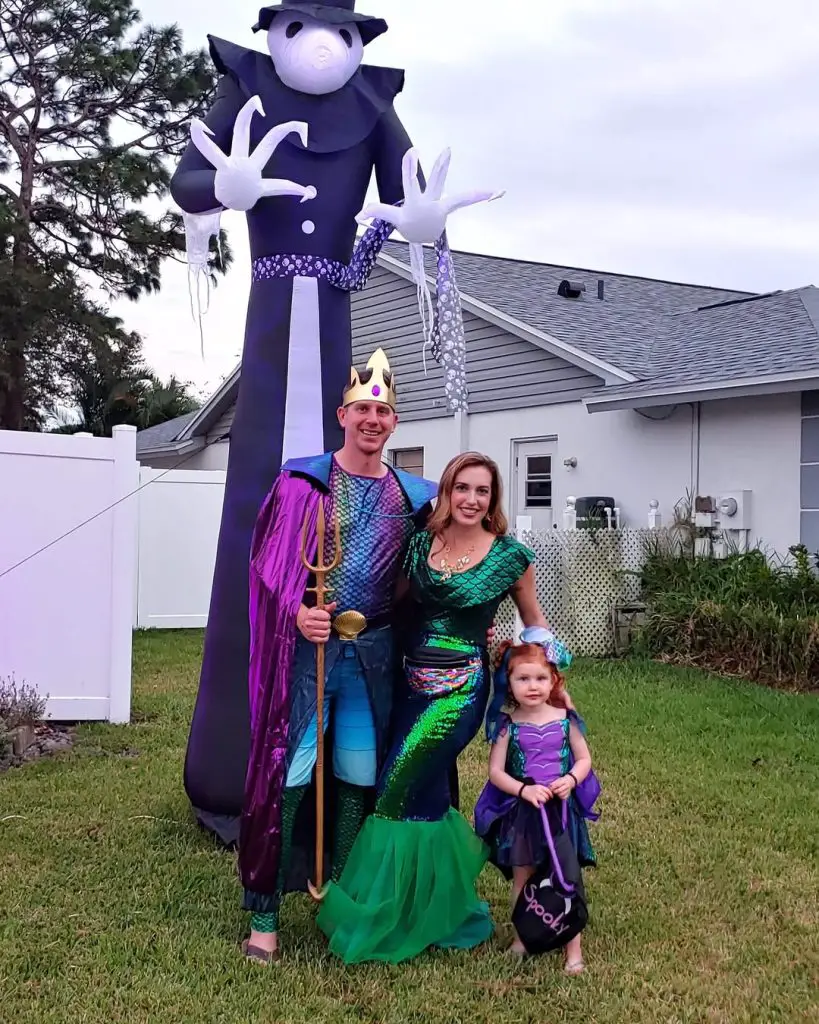 Mermaid family halloween costume
