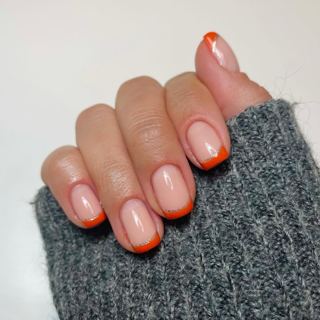 Fall French nail ideas
