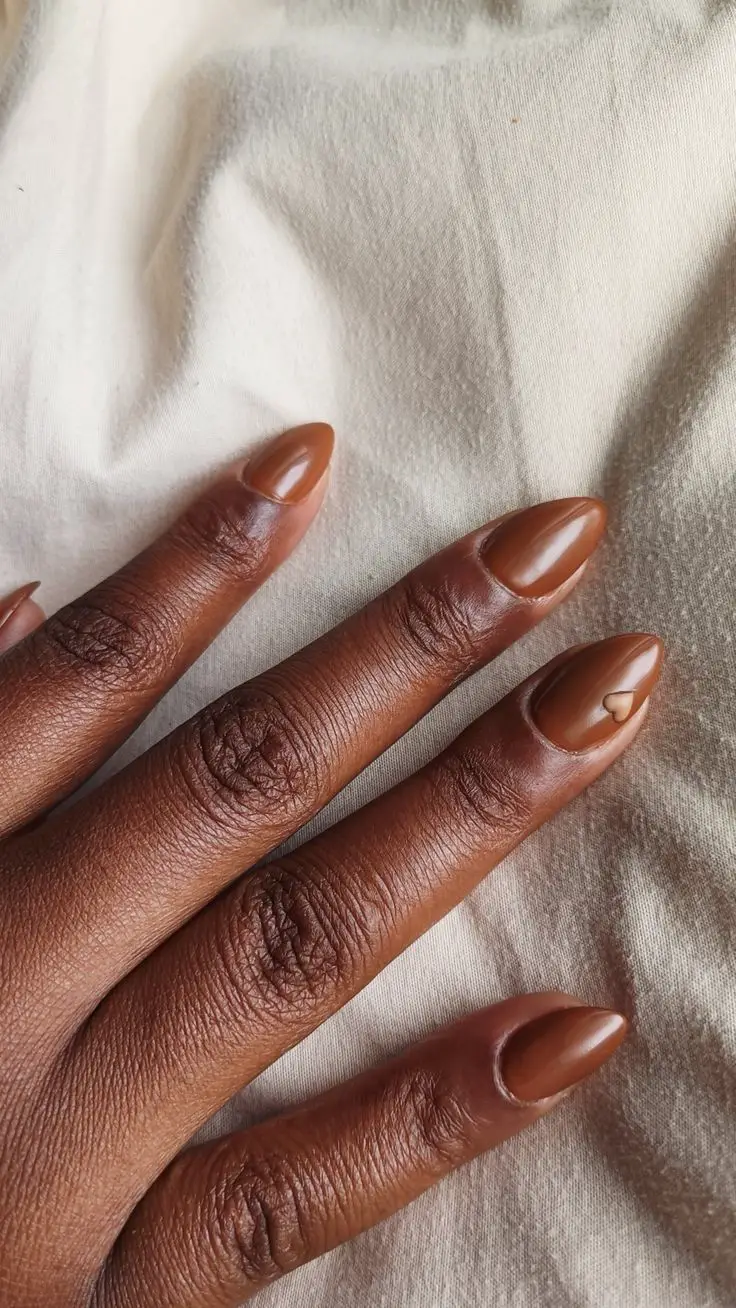 Mocha nail colors dark skin