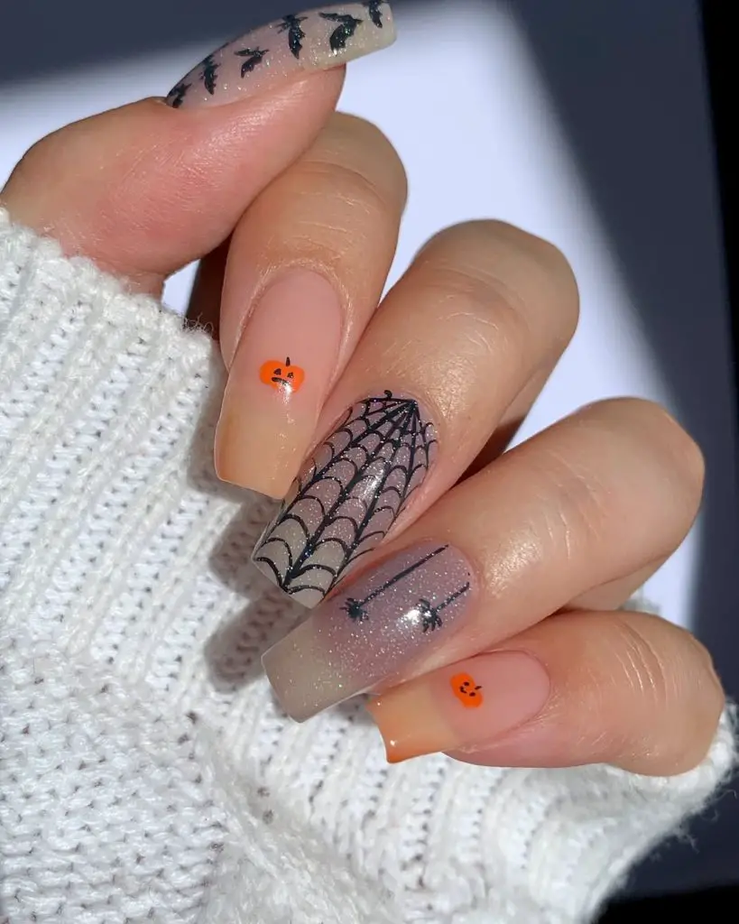 Halloween nail art designs
