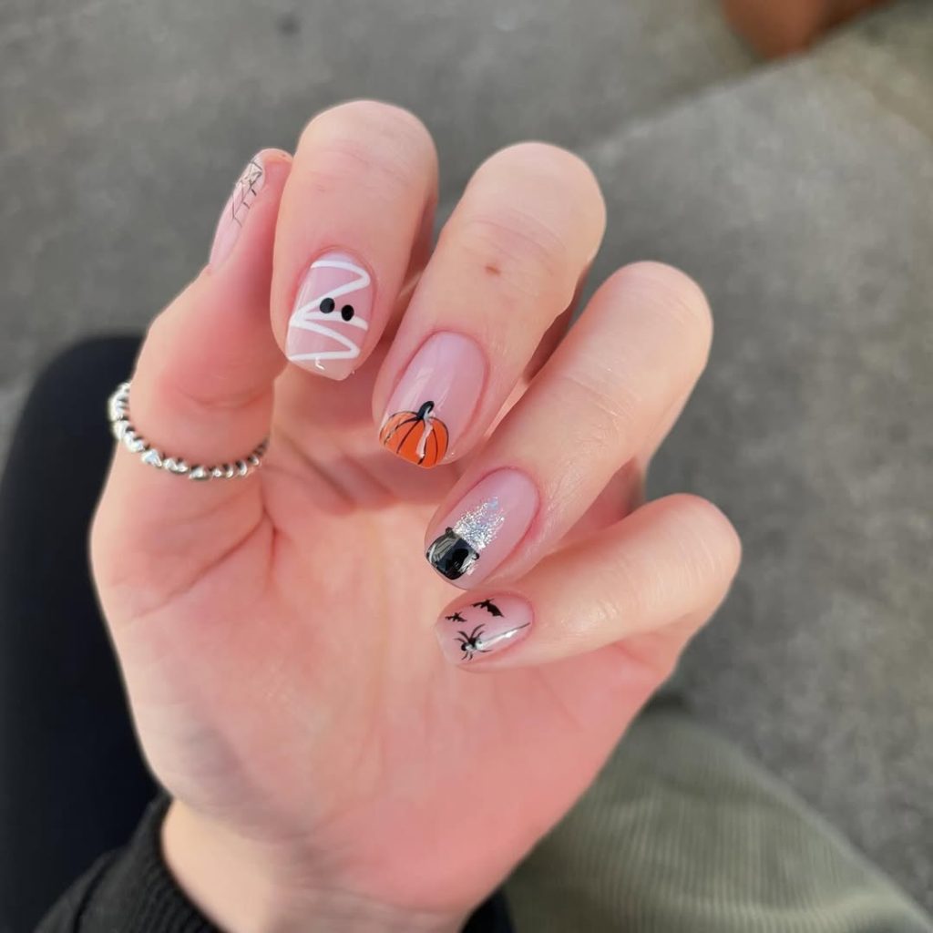 spooky nail art ideas