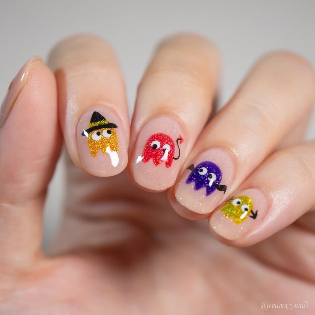 cute halloween nail ideas
