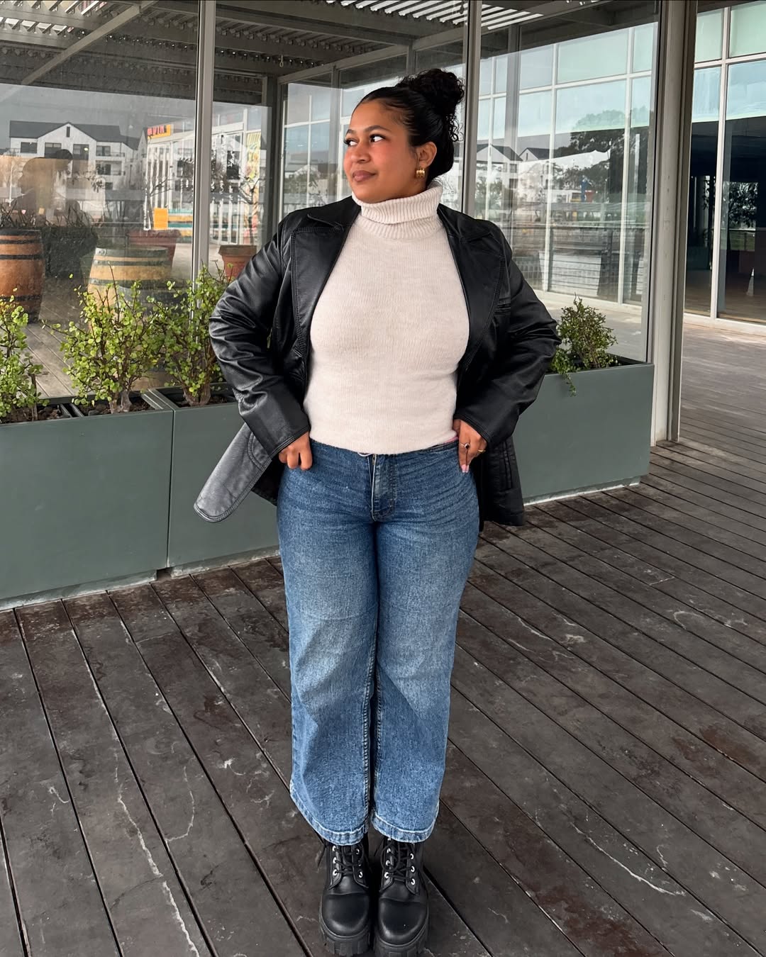 turtleneck sweater outfit for this cold days