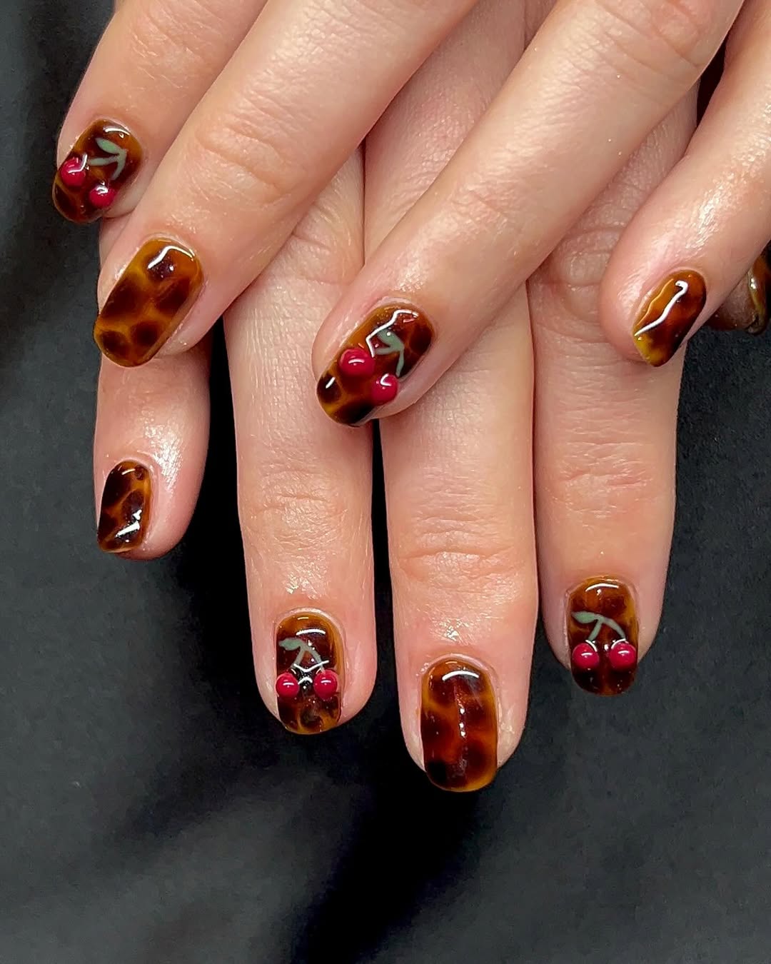 tortoise shell and cherries ₊♡₊˚ 🍒