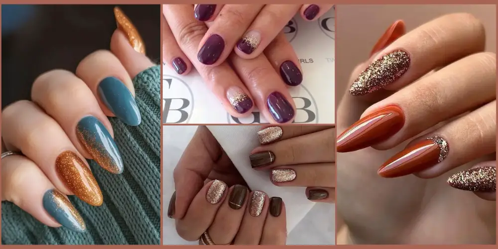 Shimmer & Shine: 27 Gorgeous Fall Glitter Nails You’ll Want to Copy